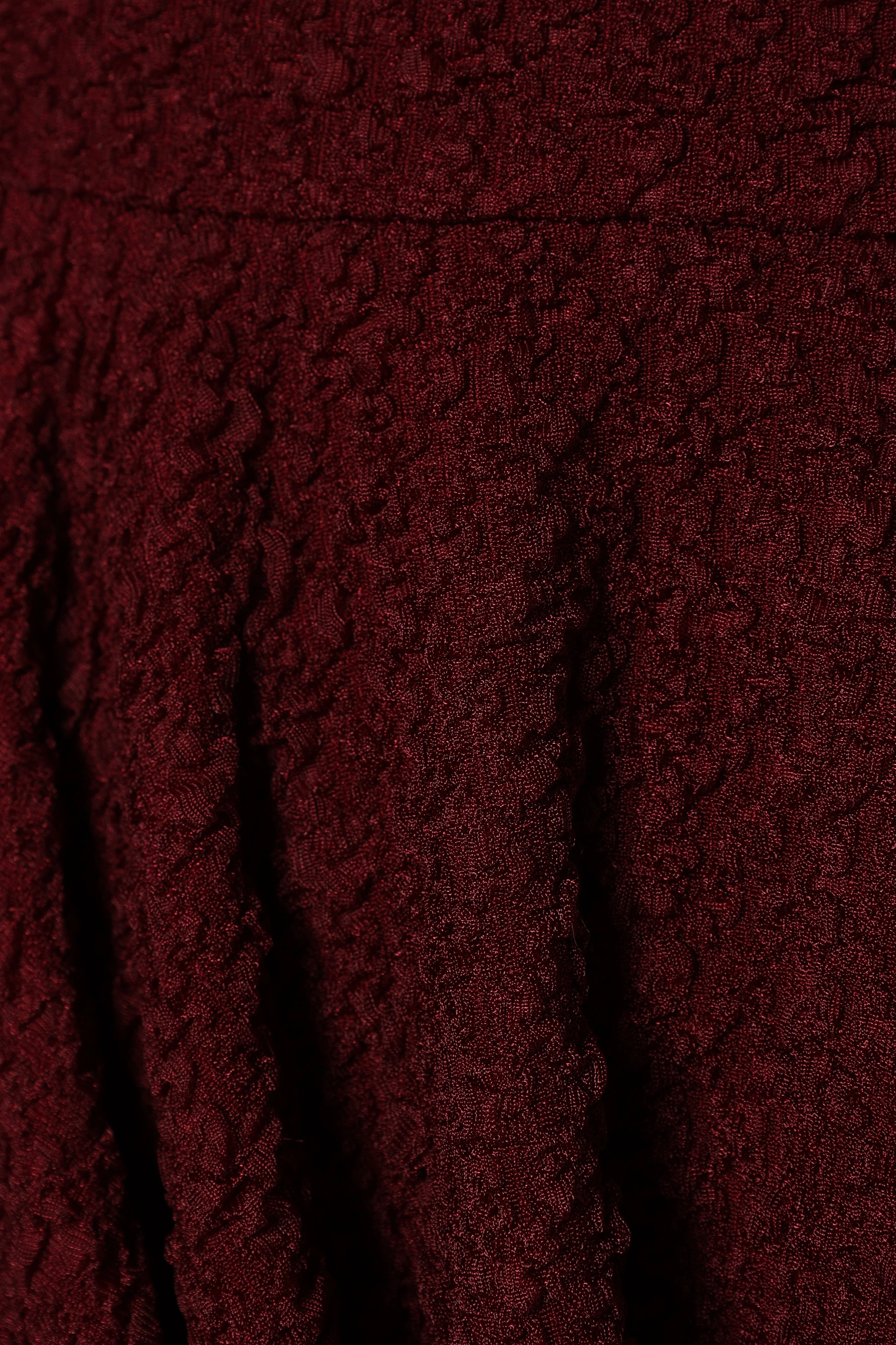 Margaret Mini Dress - Burgundy