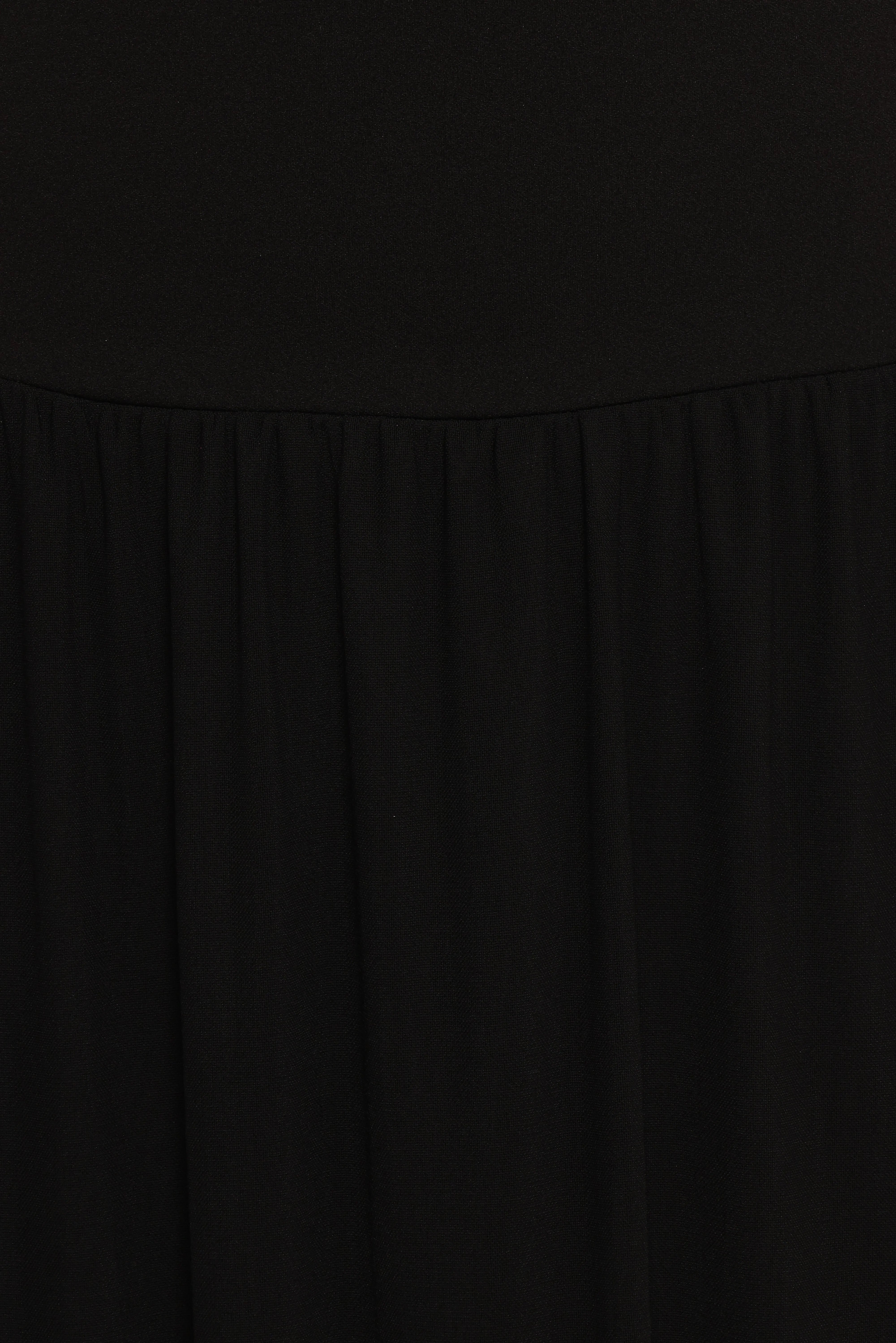 Caitie Midi Dress - Black