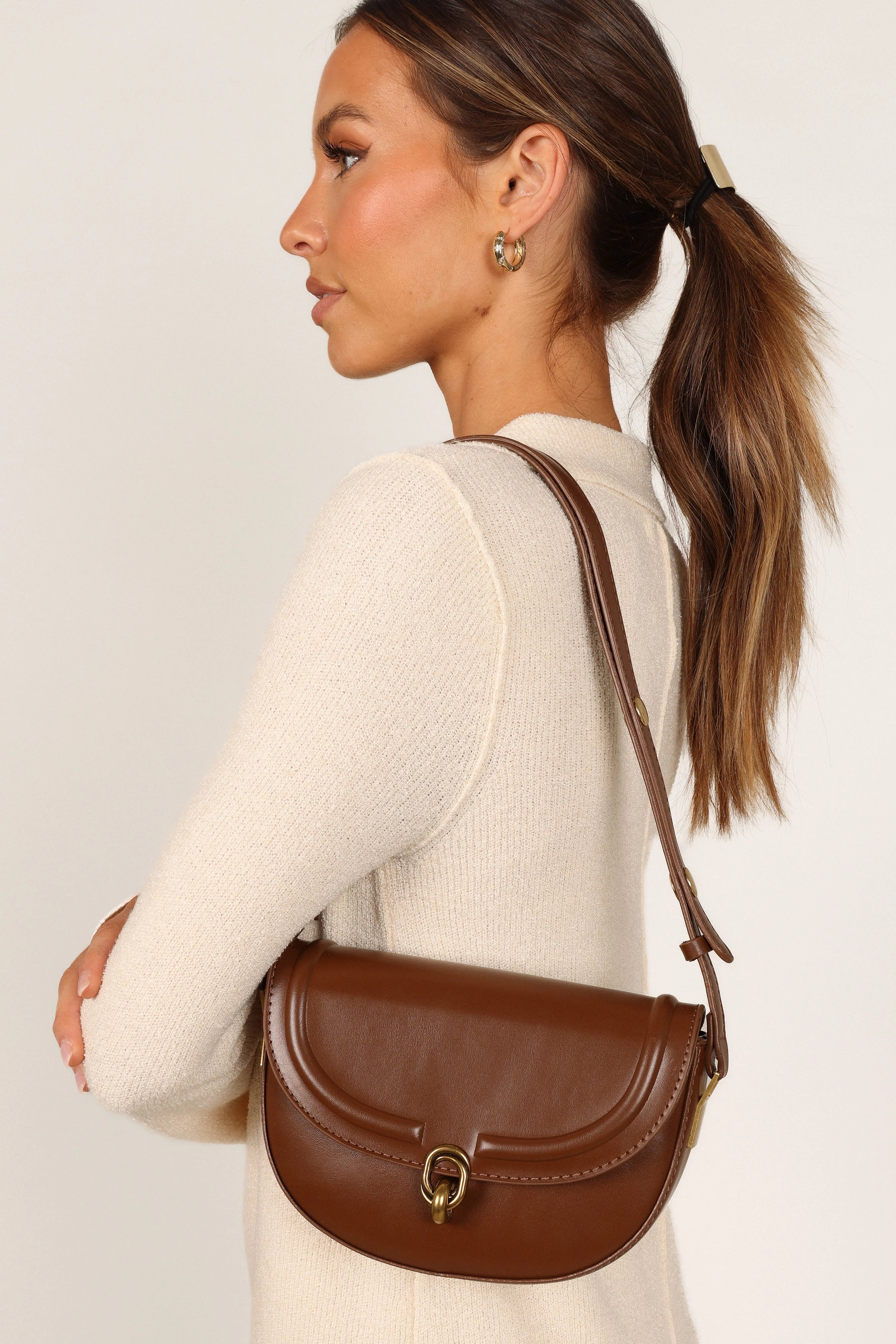 Veronica Crossbody Bag - Tan