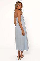 Tanner Midi Dress - Light Blue