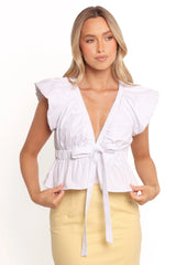 Moira Top - White