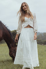 Nolette Top - Cream White