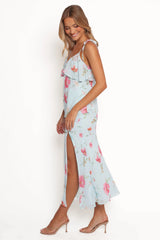 Valeria Skirt Set - Blue Floral