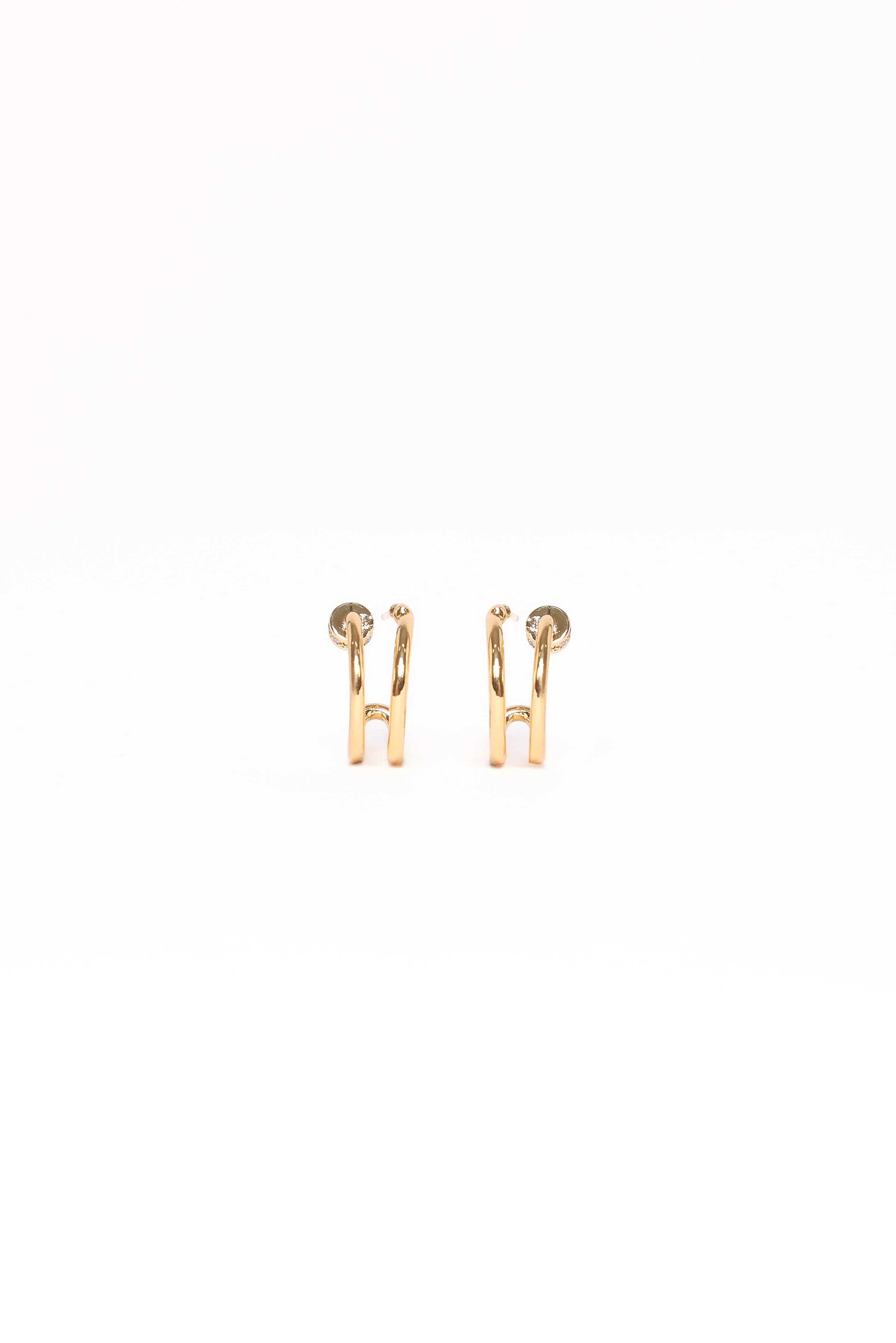 Megan Earrings - Gold