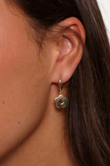 Marcella Flower Earrings - Gold