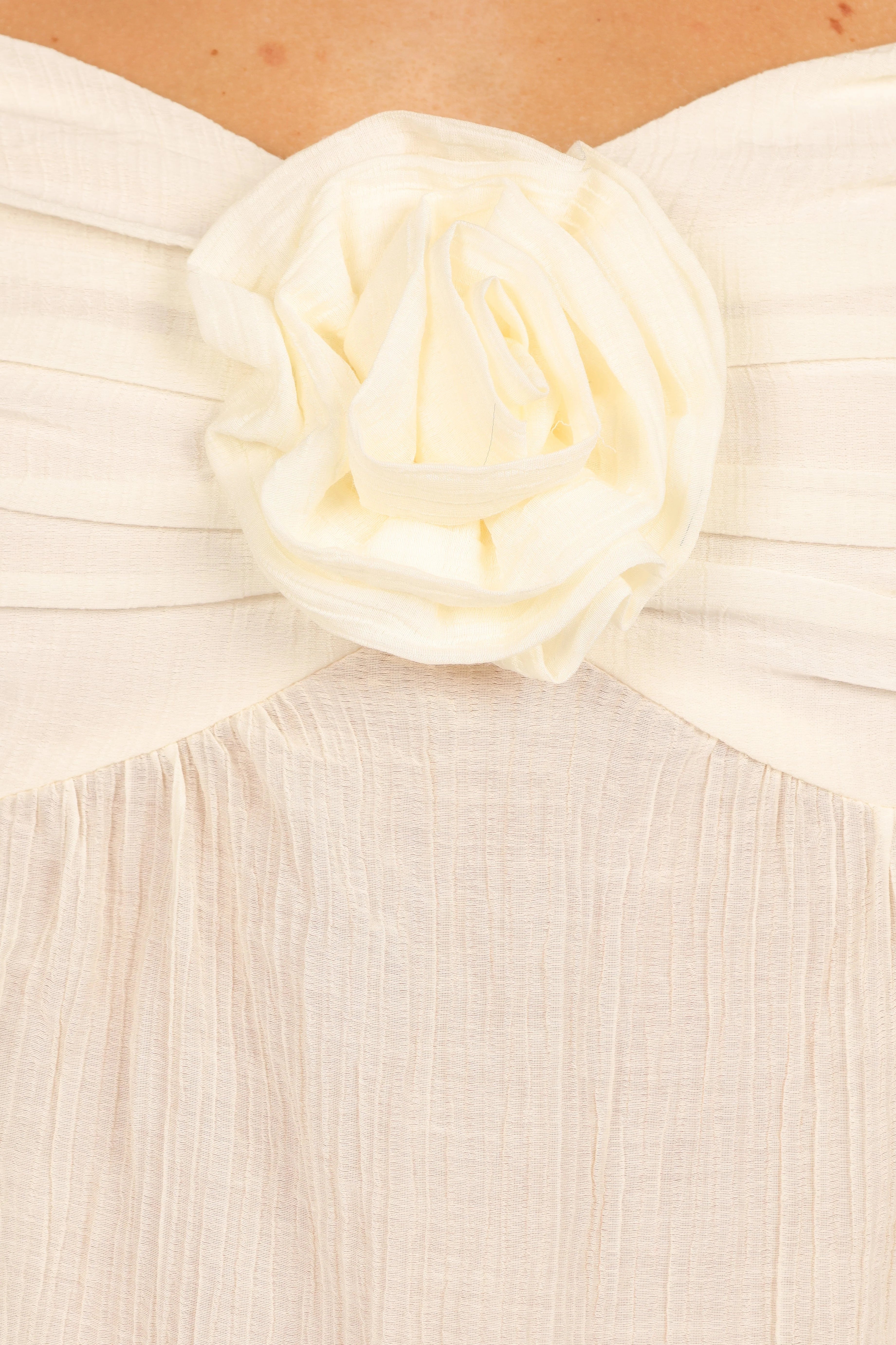 Emerson Rosette Top - Ivory