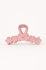 Annie Floral Hair Clip - Pink