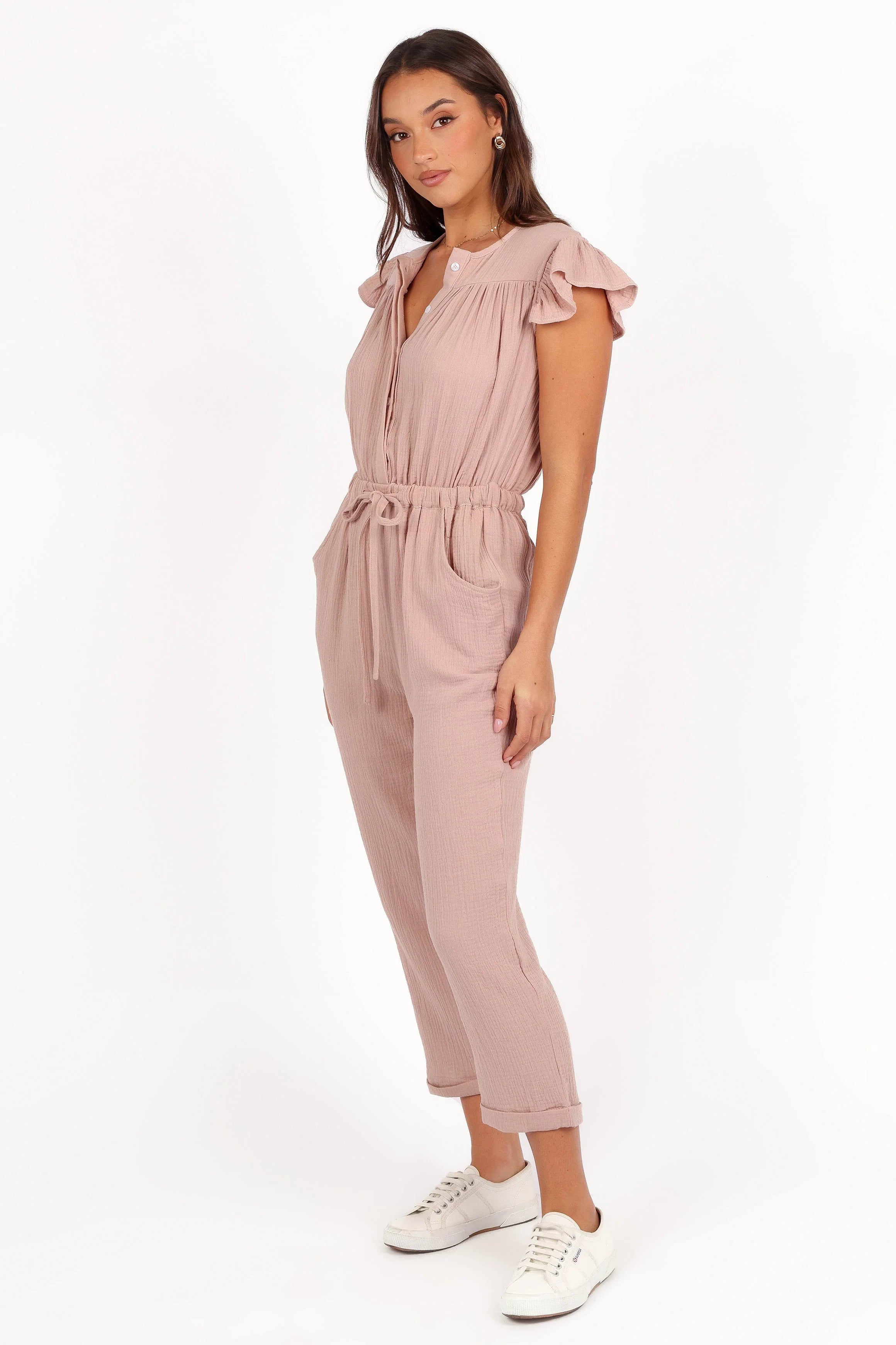 Brooklyn Jumpsuit - Dusty Mauve