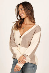 Millie Large Check Cardigan - Multi