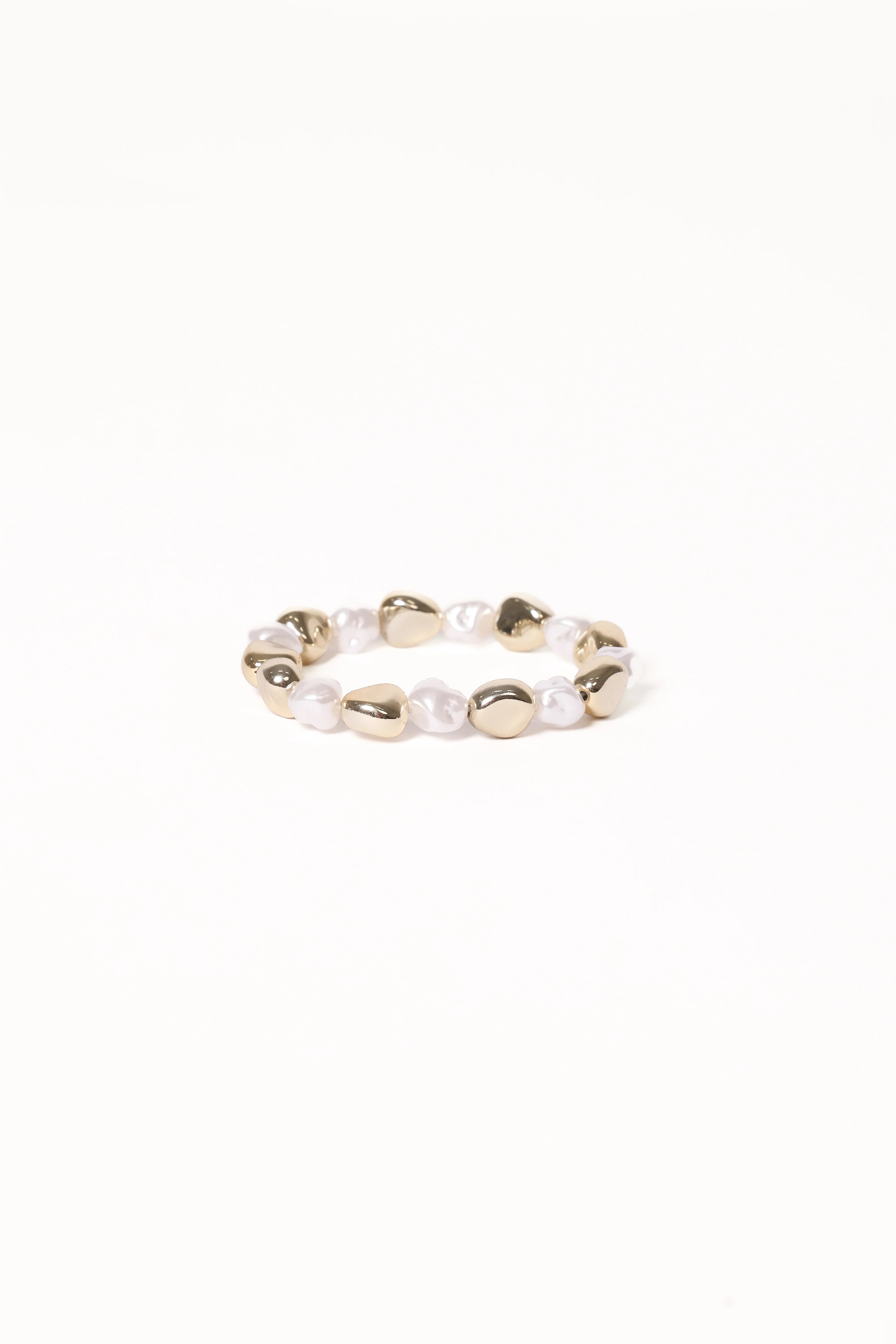 Phoenix Bracelet - Gold/Pearl