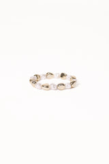 Phoenix Bracelet - Gold/Pearl