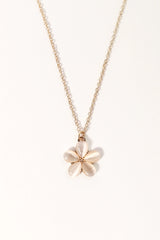 Everlee Floral Necklace - Gold