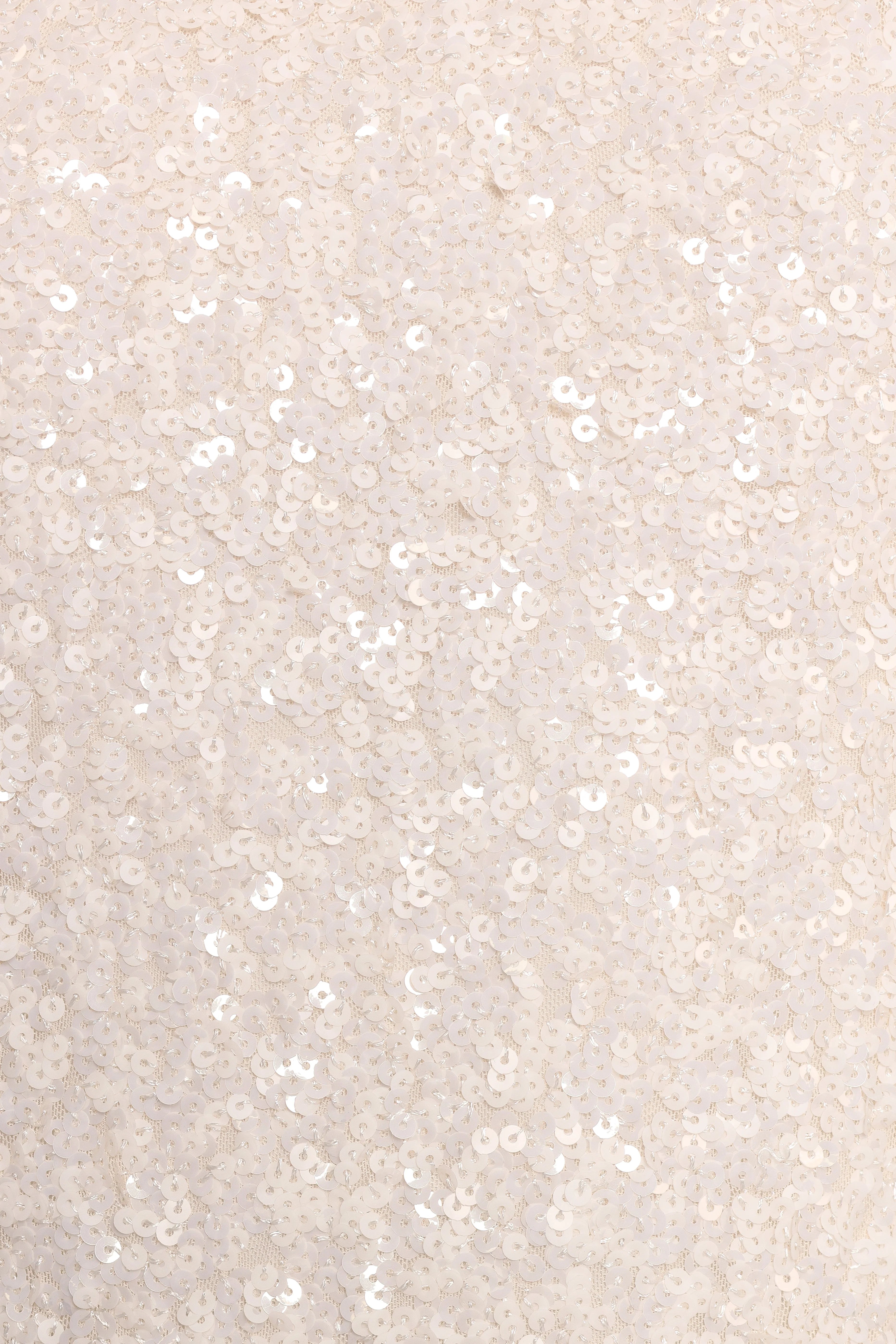 Kezie Sequin Mini Dress - Cream