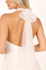 Anya Tulle Mini Dress - White