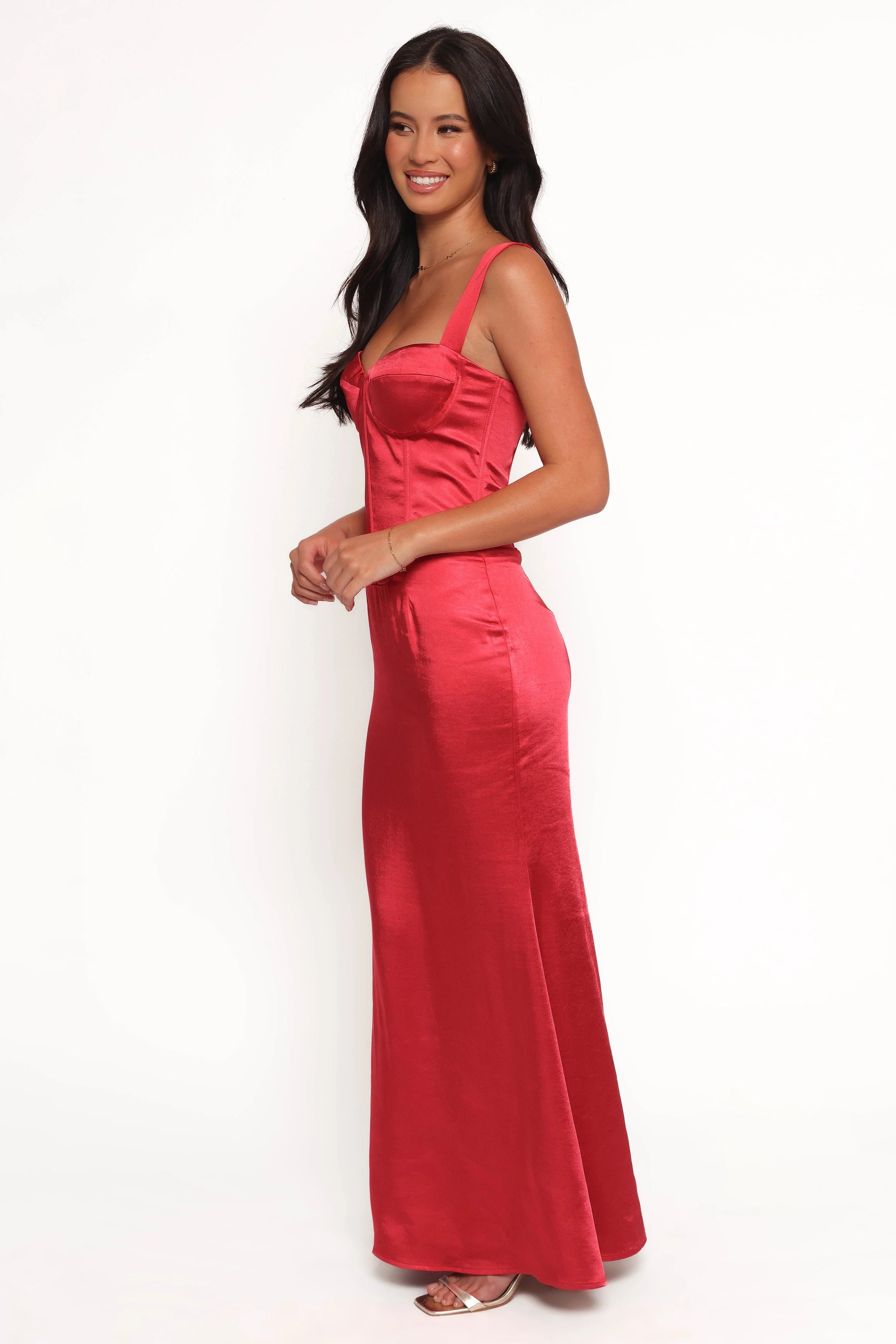 Oura Maxi Dress - Red