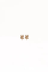 Trina Flower Earrings - Gold/Pearl