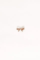 Scout Bow Hair Clip - Gold/Pearl